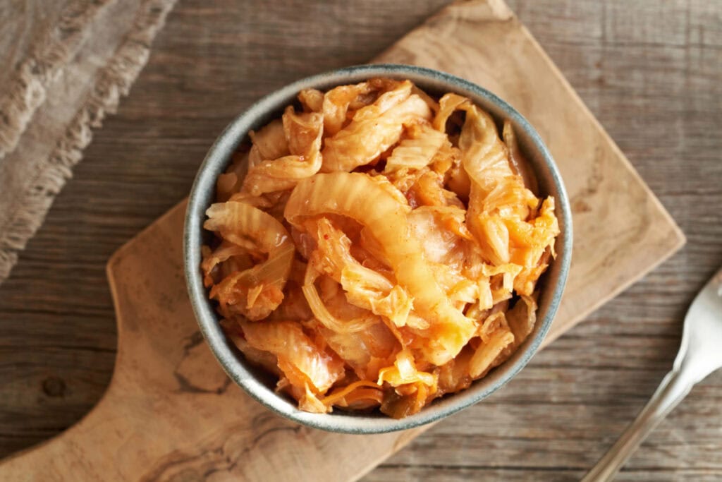 bowl of kimchi