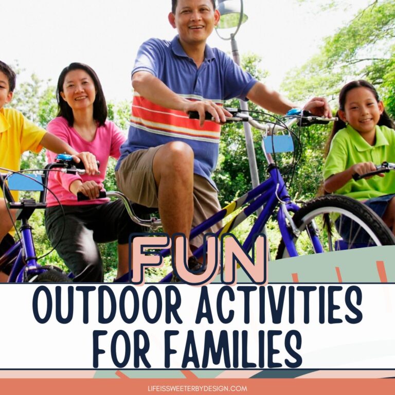 fun outdoor activities for famililes