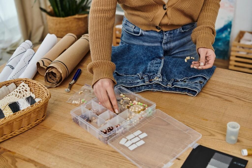 craft supplies for upcycling