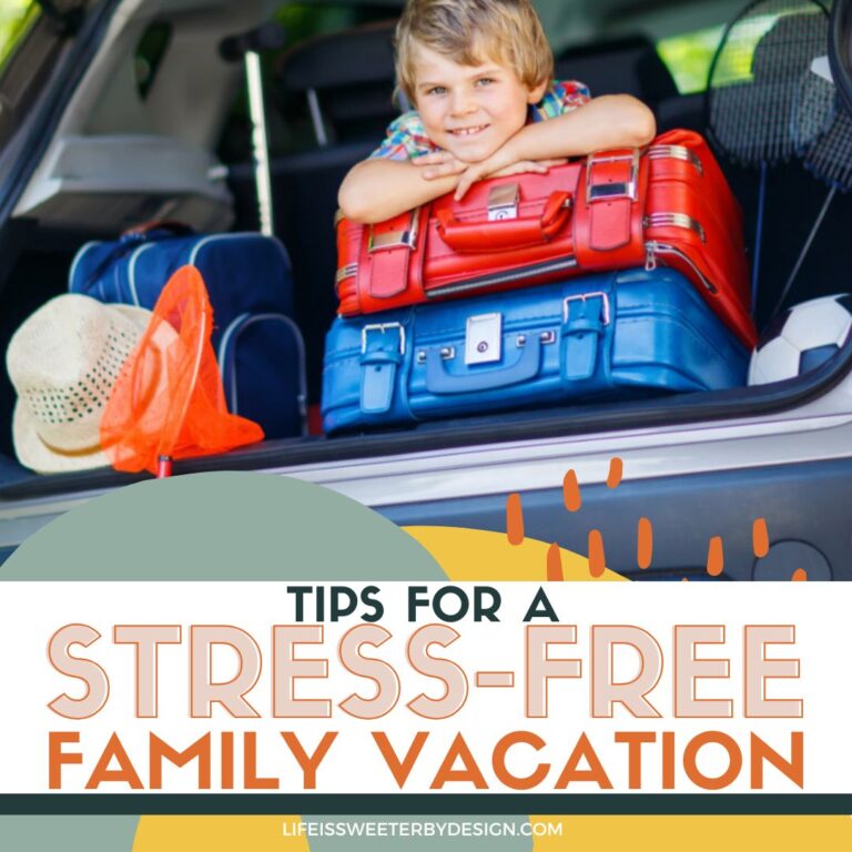 tips for a stress-free family vacation