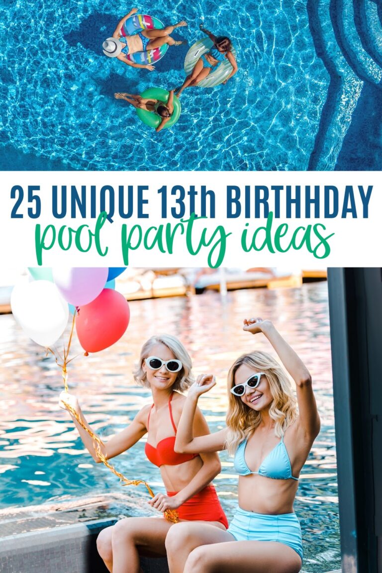 25 Unique 13th Birthday Pool Party Ideas - Life is Sweeter By Design