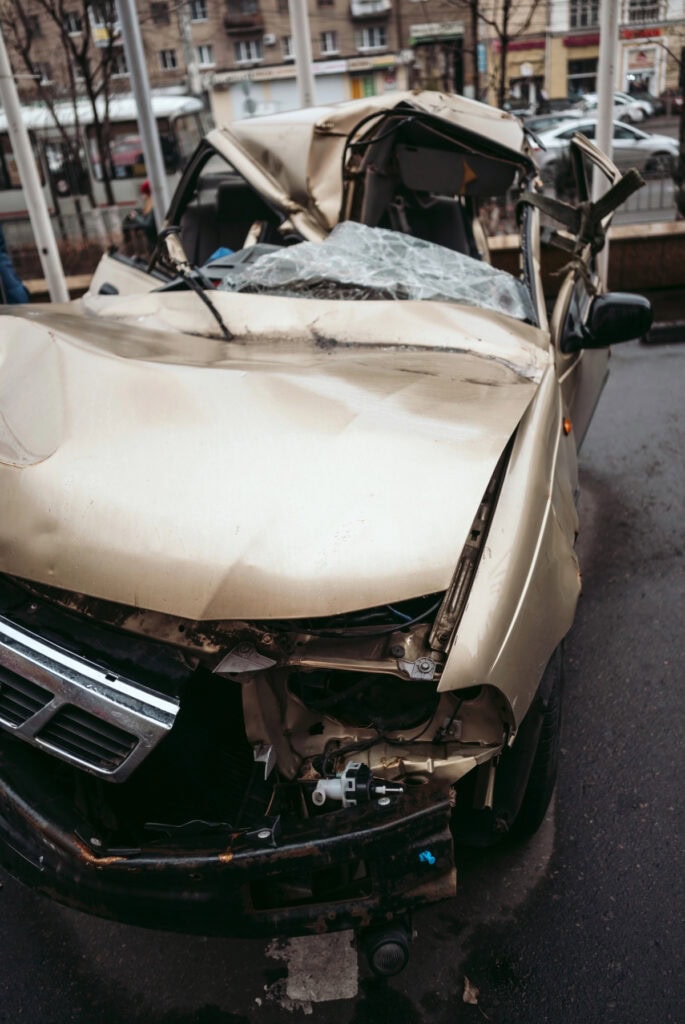 Steps to take after a head-on vehicle collision