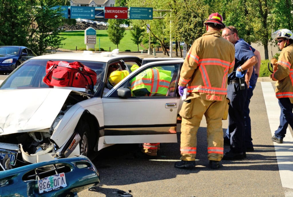 head-on vehicle collision