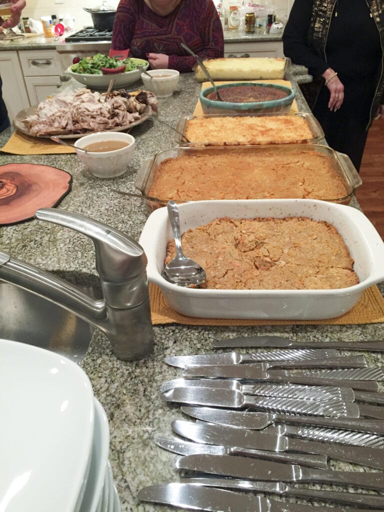 potluck dinner for friend's night