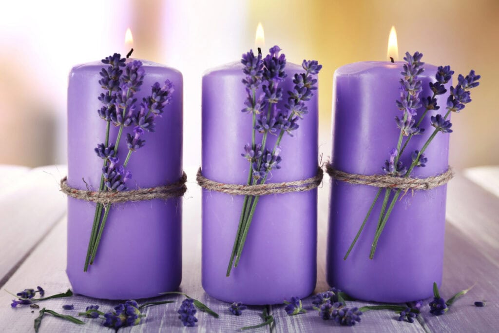 lavendar candles
