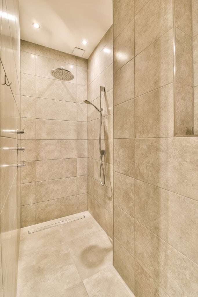 walk in shower