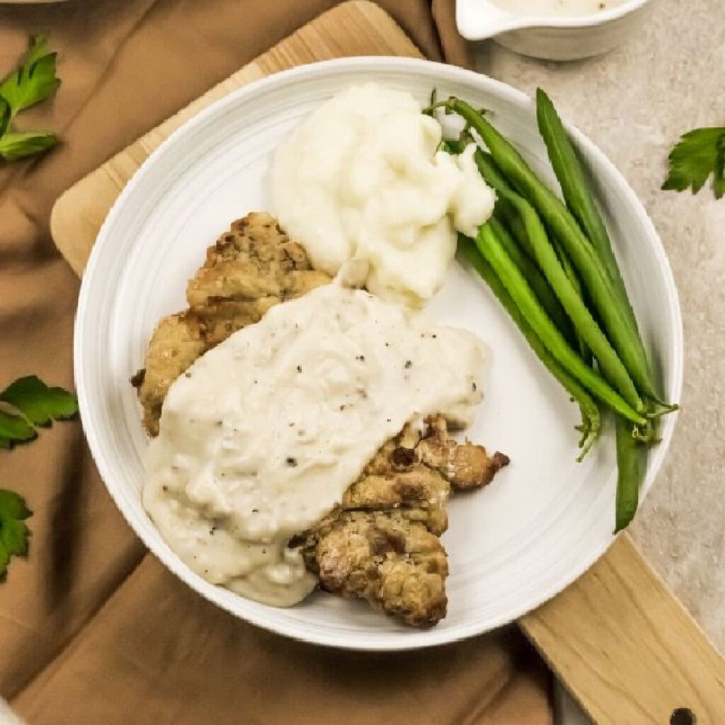 Chicken Steak and gravy 