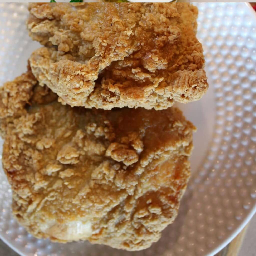 Frozen fried chicken air fried