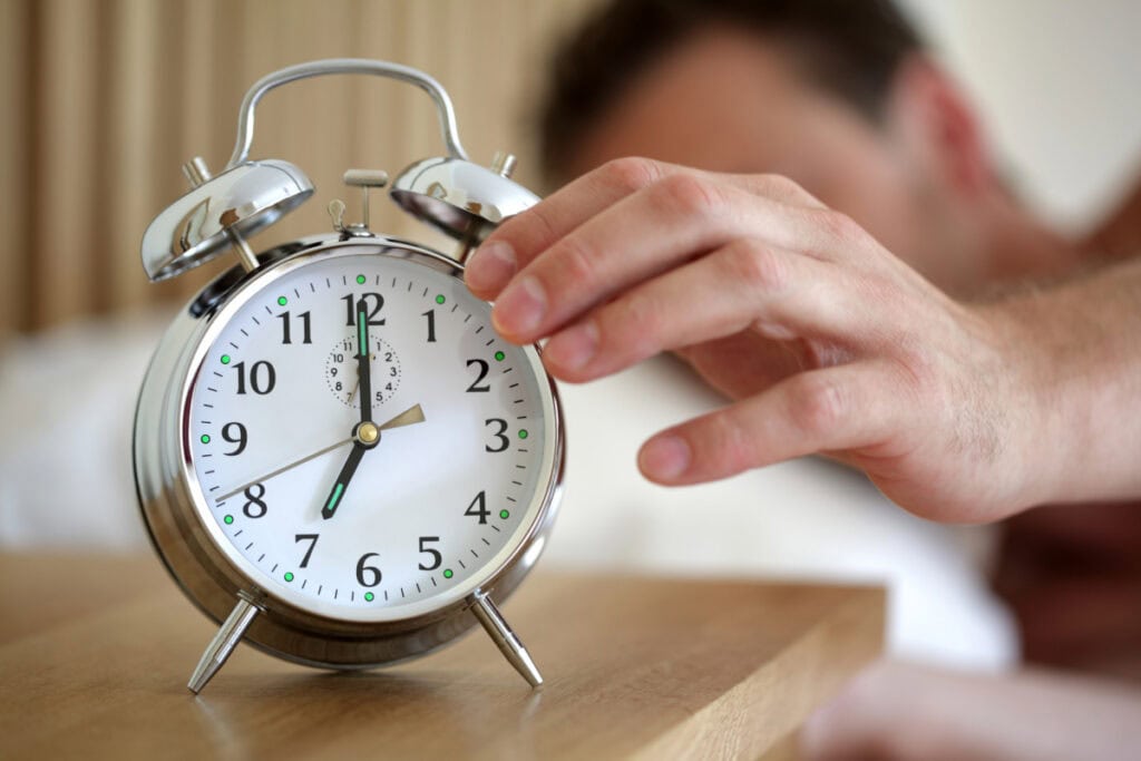 getting enough sleep