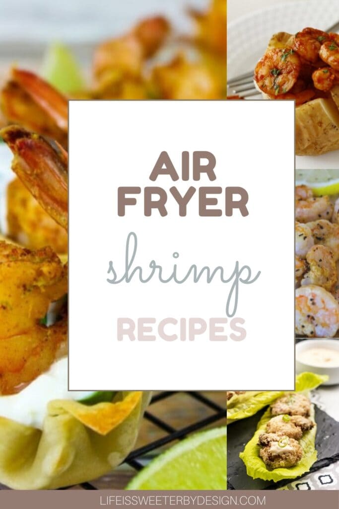 Air Fryer Shrimp Recipes Pin