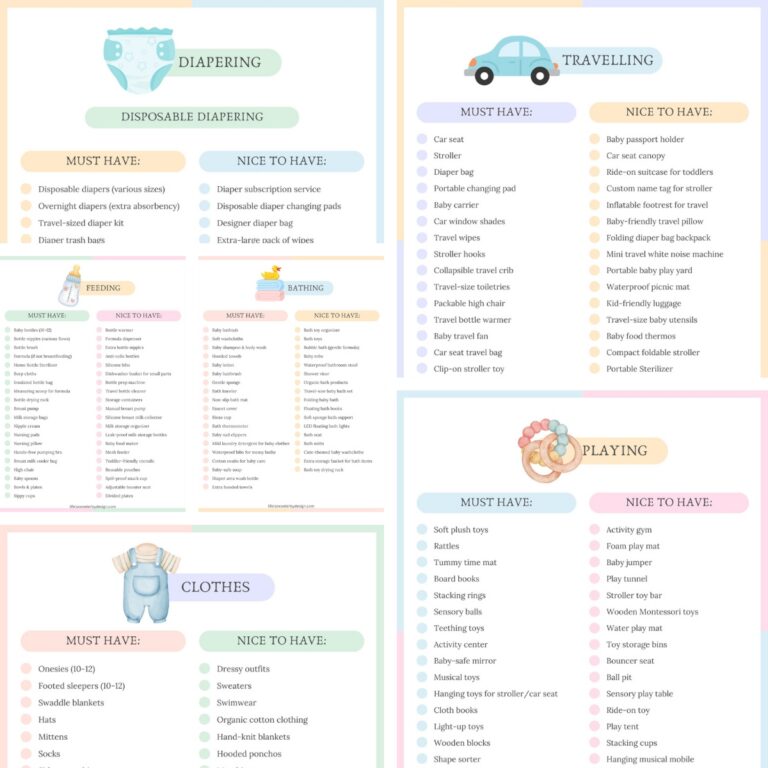 gift guide for baby items