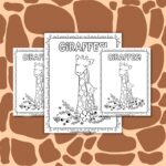 Free Printable Giraffe Coloring Pages