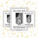 Free Printable We Love Our Veterans Coloring Page