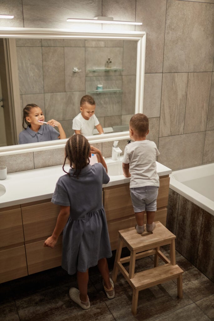 teaching kids healthy habits