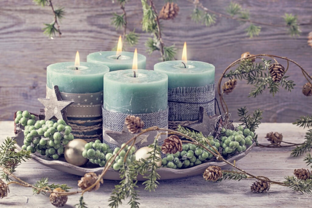 holiday candle collection