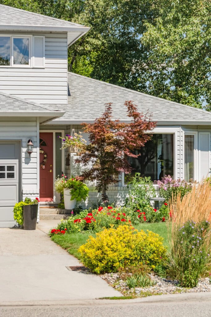stunning front garden