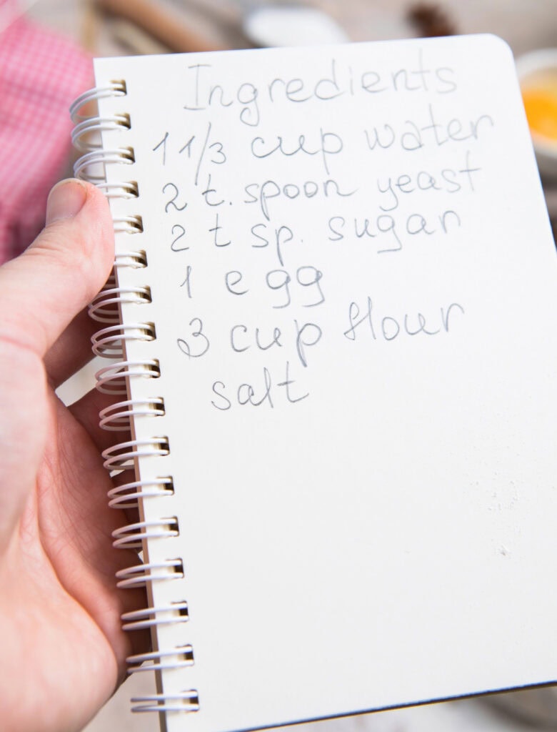 store all your recipes on your phone