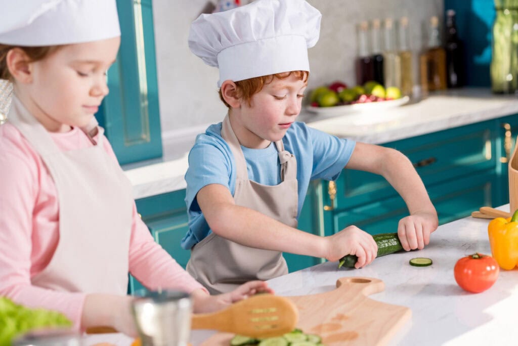 how to get your children into cooking