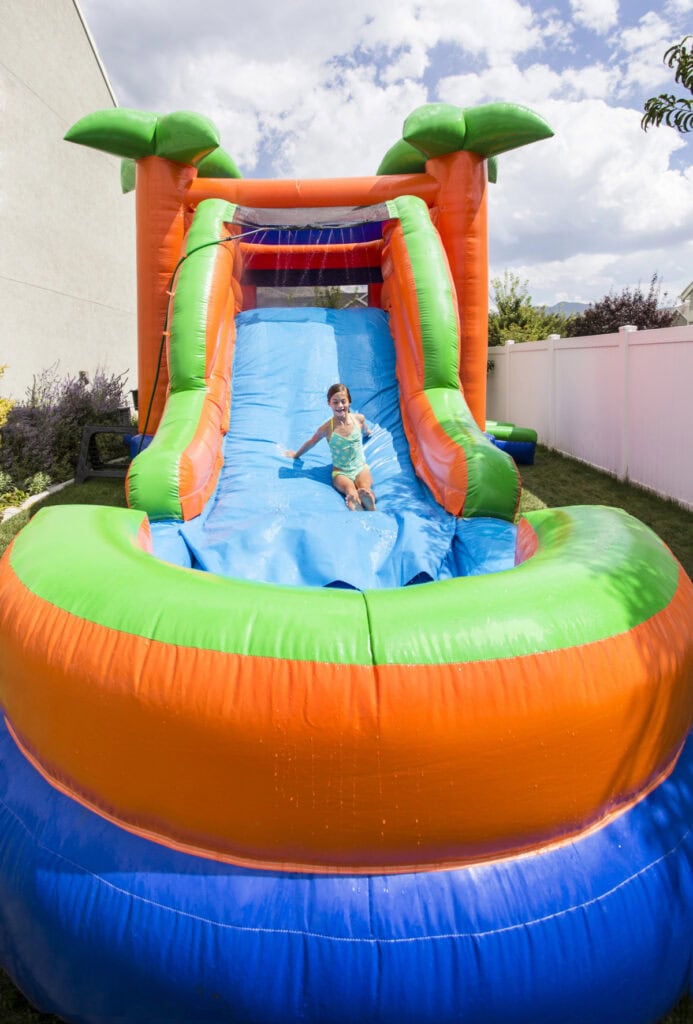 inflatable water slide