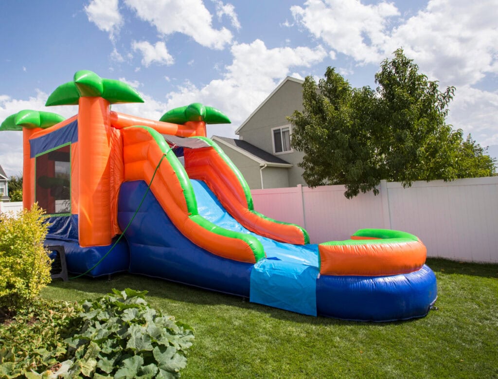 inflatable water slide