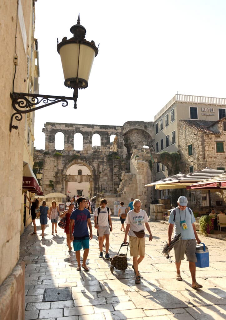 Split after the palace