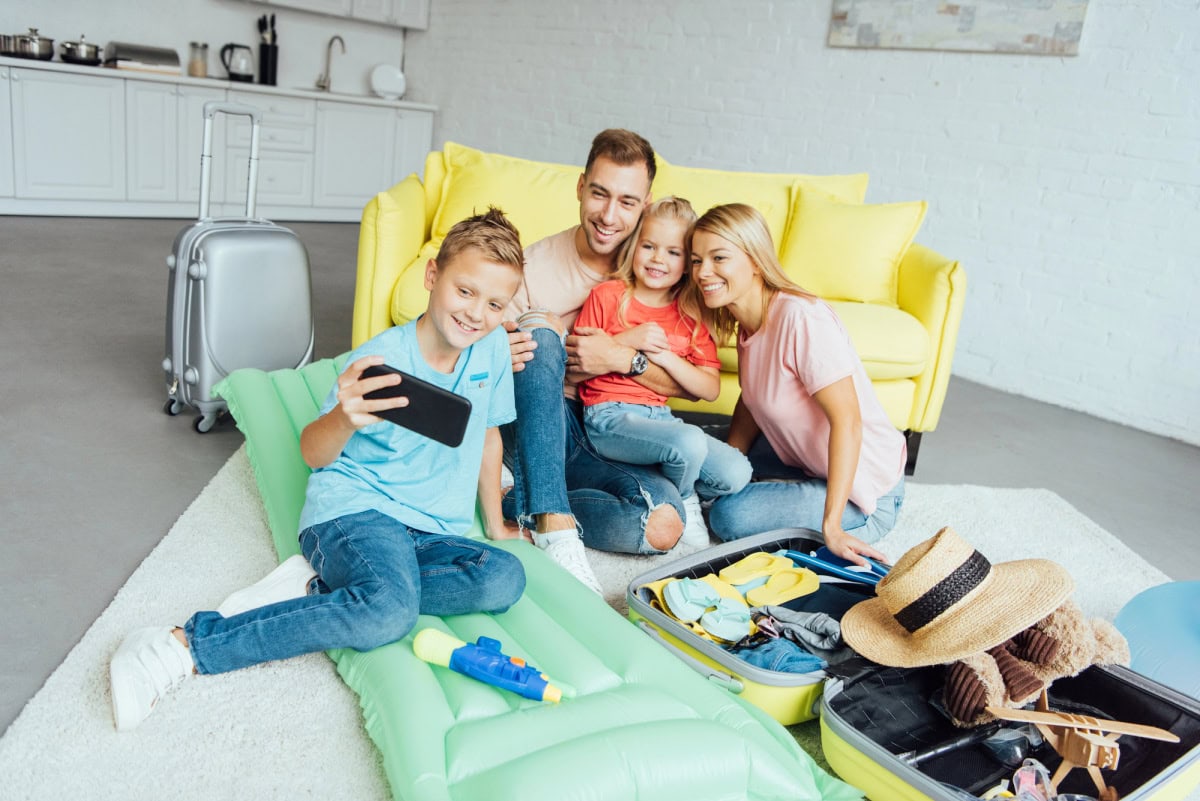 extended UK stay with kids