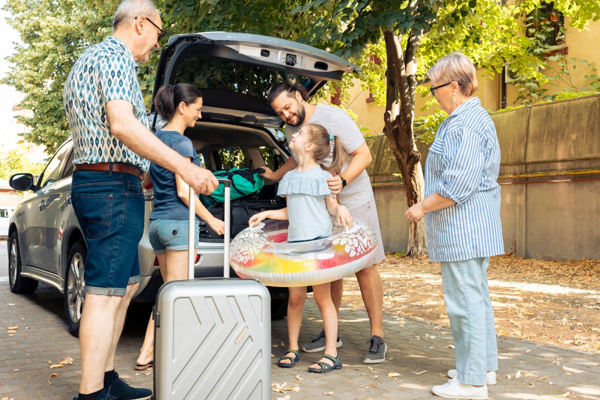 multi-generational family trip abroad