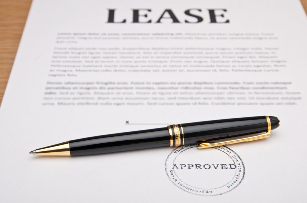 property rights when entering a lease