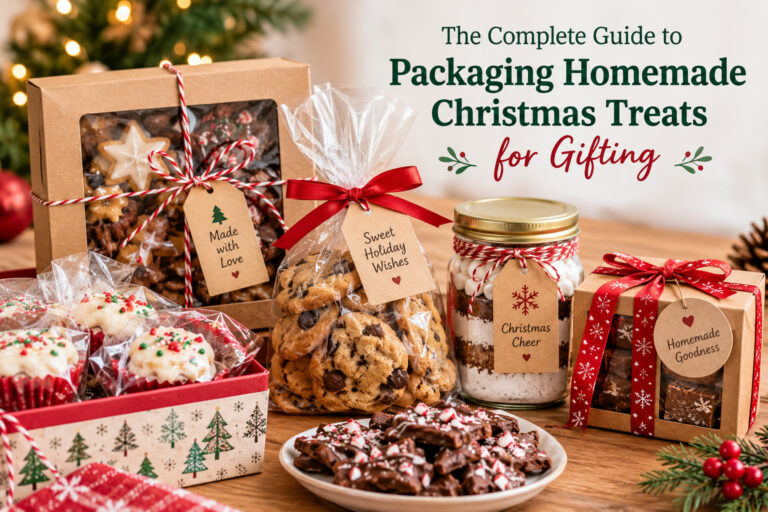 packaging homemade Christmas treats